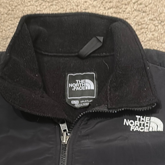 The North Face Kids Fleece Performance Full Zip Jacket Girls Black Size XL - Picture 4 of 7